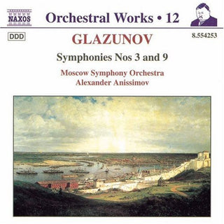 the album cover for Alexander Anissimov - Symphonies 3 & 9