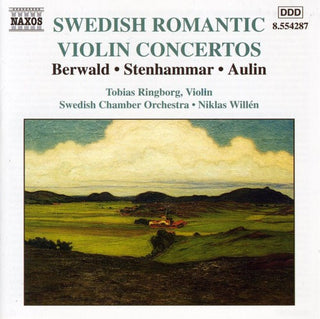 the album cover for Tobias Ringborg - Swedish Romantic Violin Concertos