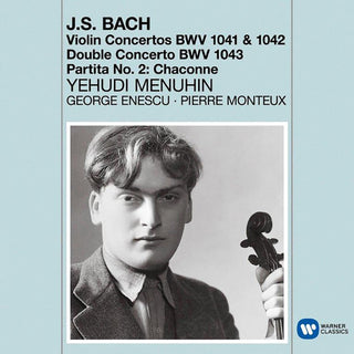 the album cover for Bach / Yehudi Menuhin - Violin Concertos - Chaconne