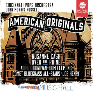 the album cover for Cincinnati Pops Orchestra - American Originals