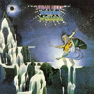 the album cover for Uriah Heep - Demons & Wizards
