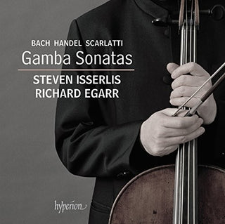 the album cover for J Bach S / Scarlatti,D / Egarr,Richard - Gamba Sonatas BWV1027-29 Chorale - Ich Ruf Zu Dir
