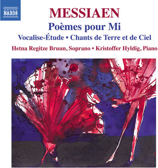 the album cover for Messiaen / Bruun / Hyldig - Poemes Pour Mi - Vocalise-Etude - Chants de 2