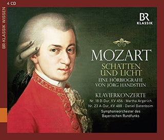the album cover for Mozart / Argerich / Bavarian Radio Symphony Orch - Shadow & Light