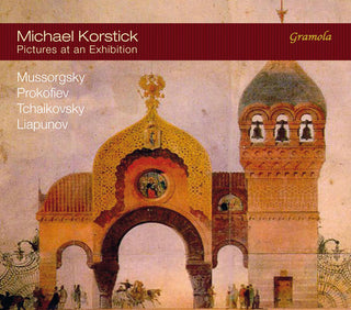the album cover for Ljapunow / Michael Korstick - Pictures at An Exhibition