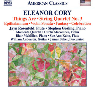the album cover for Cory / Rosenfeld / Momenta Quartet - Things Are - String Quartet No. 3 - Epithalamium