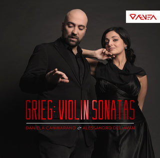 the album cover for Grieg / Cammarano / Deljavan - Complete Violin Sonatas Op. 18 & 13 & 45