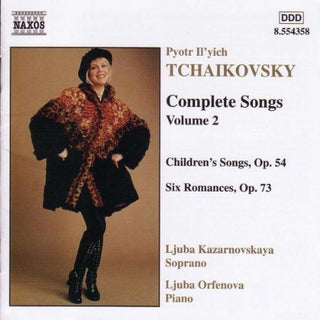 the album cover for Ljuba Kazarnovskaya - Complete Songs 2