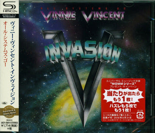 the album cover for Vinnie Vincent - All Systems Go