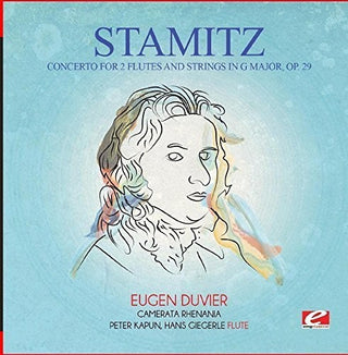 the album cover for Stamitz - Concerto for 2 Flutes & Strings in G Major Op. 29