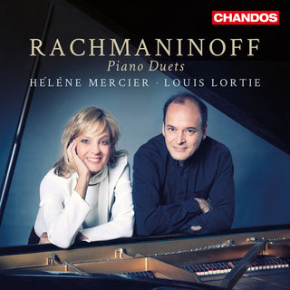 the album cover for Rachmaninov / Louis Lortie / Mercier,Helene - Rachmaninoff: Piano Duets