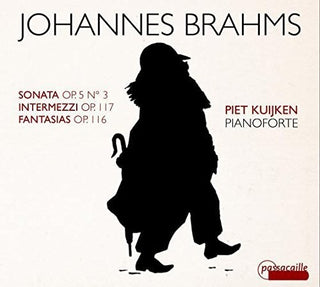 the album cover for Brahms / Piet Kuijken - Brahms: Sonata, Intermezzi & Fantasias