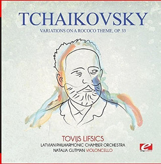 the album cover for Latvian Philharmonic Chamber Orchestra - Tchaikovsky: Variations on a Rococo Theme, Op. 33
