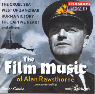 the album cover for Rumon Gamba - Film Music of Alan Rawsthorne