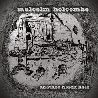 the album cover for Malcolm Holcombe - Another Black Hole