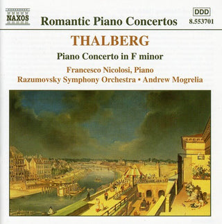 the album cover for Francesco Nicolosi - Piano Concerto in F minor