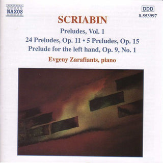 the album cover for A. SCRIABIN - Preludes Vol 1