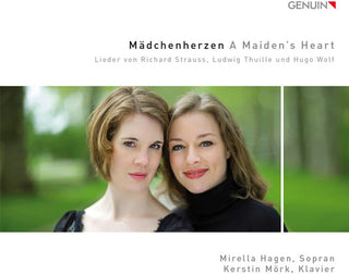 the album cover for Strauss / Hagen / Mork - A Maiden's Heart