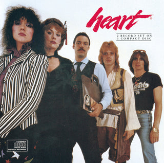 the album cover for Heart - Greatest Hits Live