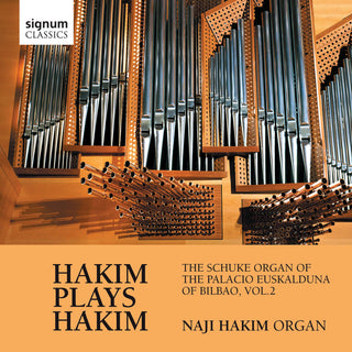 the album cover for Nagi Hakim - Naji Hakim: Schuke Organ Of The Palacio Euskao 2