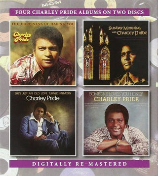 the album cover for Charley Pride - Happiness of Having You /Sunday Morning/She's Just