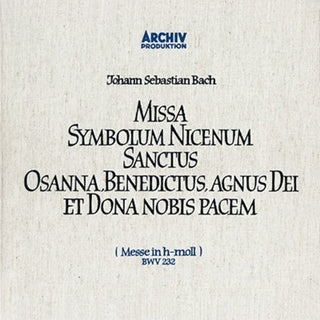the album cover for Karl Richter - J.S. Bach: Mass In B Minor. Bwv232 (Jmlp) [Limited Edition]