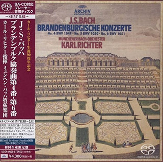 the album cover for Richter, Karl - J.S. Bach: Brandenburg Concertos Nos