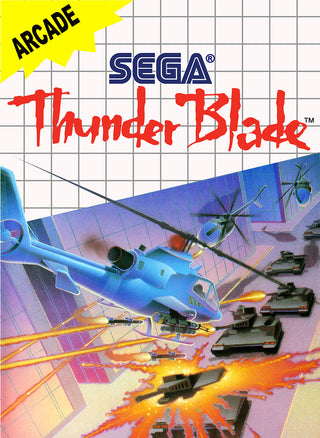 Thunder Blade (w/Manual) (Some Staining & Box Damage)