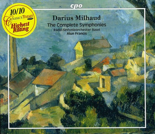 the album cover for Milhaud / Radio Sinfonieorchester Basel / Francis - Complete Symphonies [5 CDS]