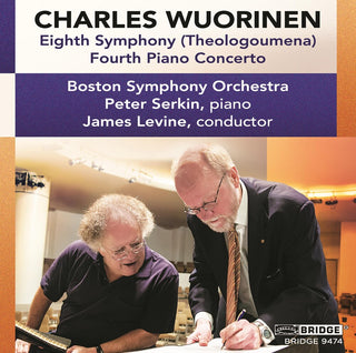 the album cover for Wuorinen / Serkin / Boston Symphony Orch - Wuorinen: Eighth Symphony & Fourth Piano Concerto