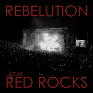 the album cover for Rebelution - Live At Red Rocks