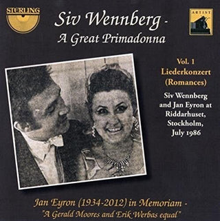 the album cover for Eyron / Wennberg - Siv Wennberg - a Great Primado