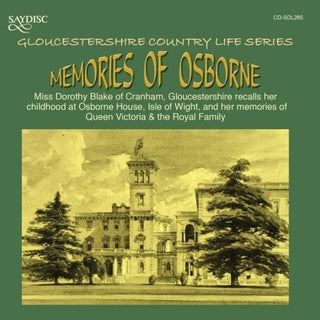 the album cover for Miss Blake Dorothy - Memories of Osborne