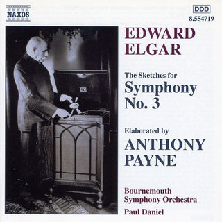 the album cover for Paul Daniel - Sketches for Symphony 3