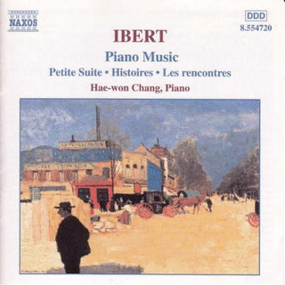 the album cover for J. IBERT - Piano Music