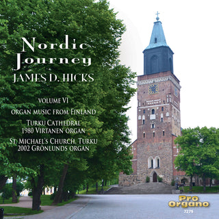 the album cover for Sibelius / Vitala / Hicks - Nordic Journey, Vol. VI