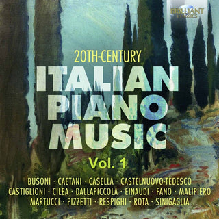 the album cover for Busoni / Ammara / Bartoli / Gorini - 20th Century Italian Piano Music