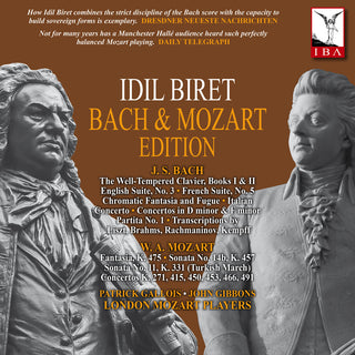 the album cover for Various / Idil Biret - J.S. Bach & Mozart Edition