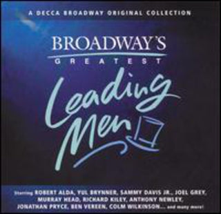 the album cover for Various Artists - Broadway's Greatest Leading Men