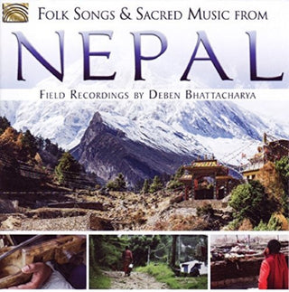 the album cover for Deben Bhattacharya - Folk Songs & Sacred Music from Nepal