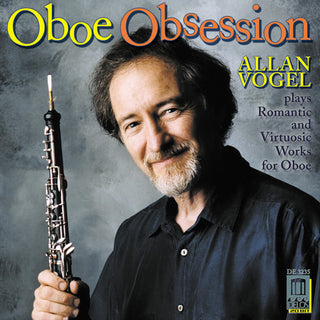 the album cover for Allan Vogel - Oboe Obsession