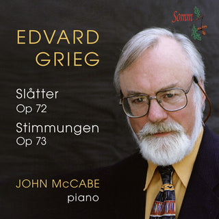 the album cover for Grieg / Mccabe - Piano Music