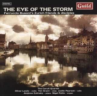 the album cover for Marek/Liszt/Busoni - Eye of the Storm