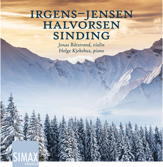 the album cover for Jonas Batstrand / Kjekshus,Helge - irgens-Jensen & Halvorsen: Sinding