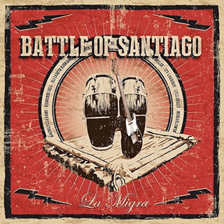 the album cover for Battle Of Santiago - La Migra