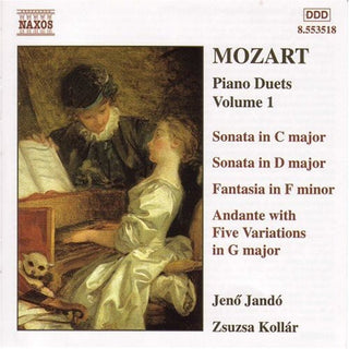 the album cover for JenÅ‘ JandÃ³ - Piano Duets