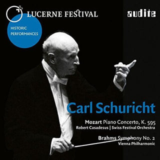 the album cover for ROBERT CASADESUS - Carl Schuricht Conducts Mozart & Brahms