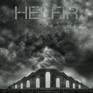 the album cover for Helfir - Human Defeat