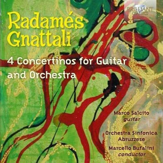 the album cover for Gnattali / Marco Salcito / Orchestra Synfonica - 4 Concertinos for Guitar & Orchestra