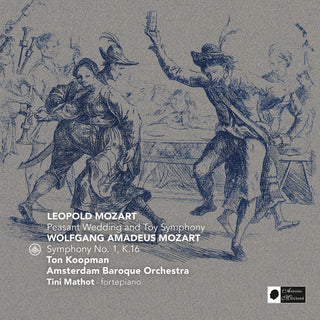 the album cover for Amsterdam Baroque Orchestra - Peasant Wedding & Mozart: Toy Symphony